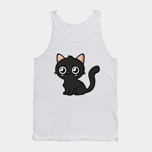 Cute Cat Sitting Tank Top